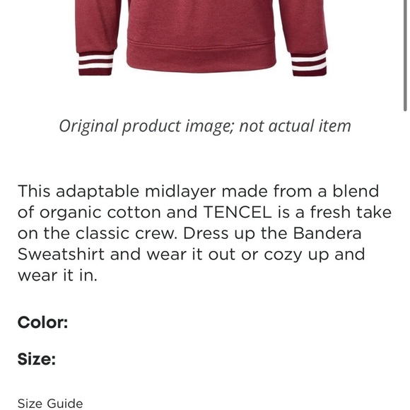 Cotopaxi Bandera‎ crew neck sweater size xl striped fleece inside - Picture 2 of 8